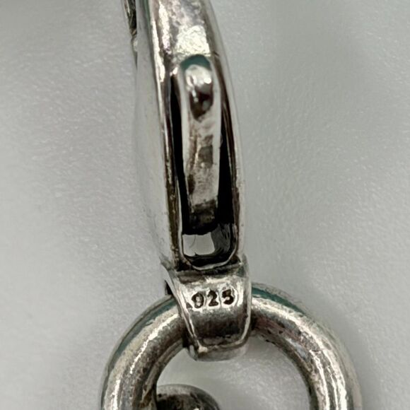Tiffany & Co Return To Tiffany Oval Tag Choker Necklace- 925 Silver - 15.5" - Picture 10 of 16